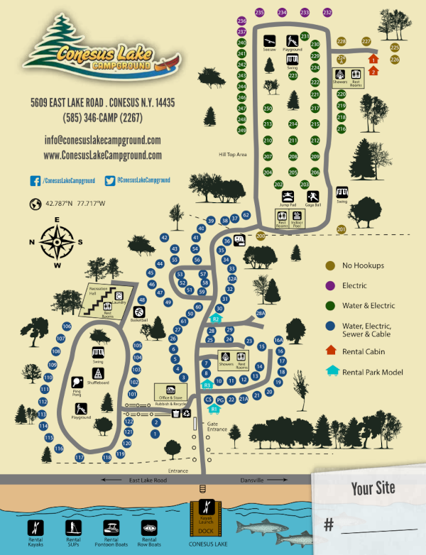 Campground Site Maps